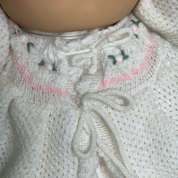 Cabbage Patch Kids Doll 1983 Dimple Brown Hair Pigtails Outfit Socks Shoes Box - Picture 14 of 15